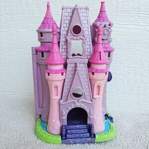 Disney Vintage Shrinky Dinks 2002 Purple Cinderella Castle Playset House Toy